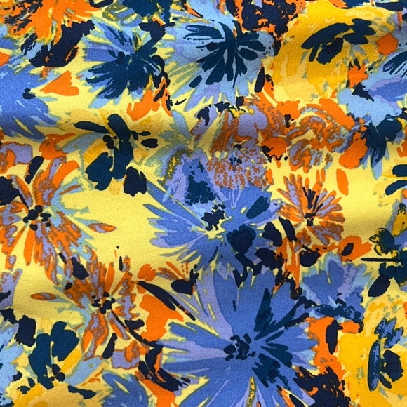 Collective concepts women’s size medium floral multicolor maxi dress lined - Picture 7 of 11